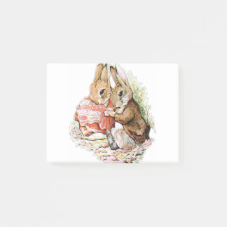 Benjamin Bunny and Peter Rabbit plan their raid Post-it Notes