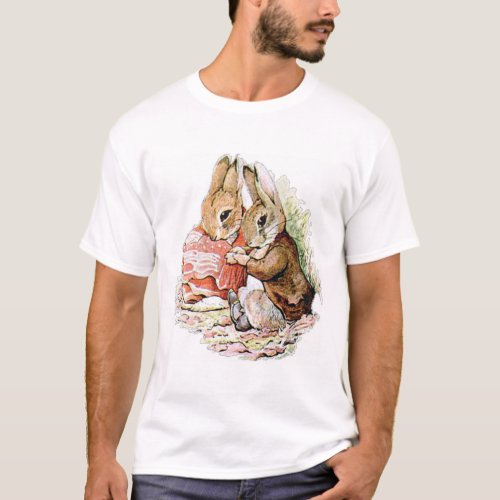 Benjamin Bunny and Peter Rabbit plan their raid T_Shirt