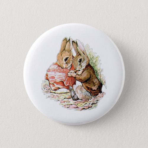 Benjamin Bunny stumbled upon Peter Rabbit Button