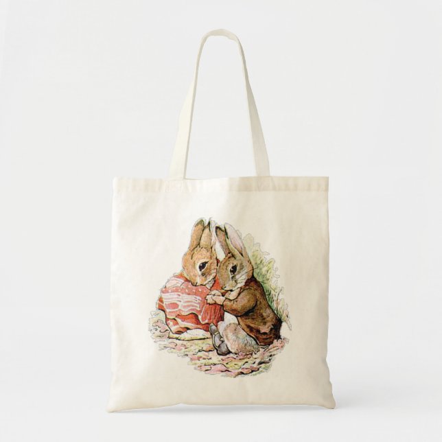 Benjamin Bunny stumbled upon Peter Rabbit Tote Bag (Front)