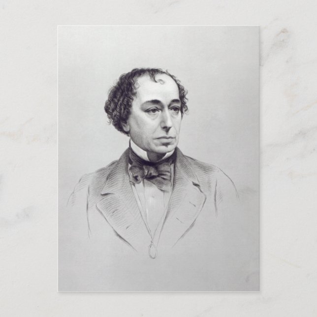 Benjamin Disraeli, 1st Earl Beaconsfield Postcard (Front)