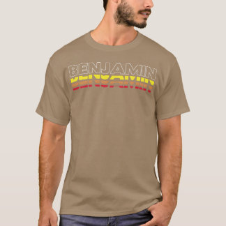 Benjamin First Name Funny Vintage Sunset Benjamin  T-Shirt