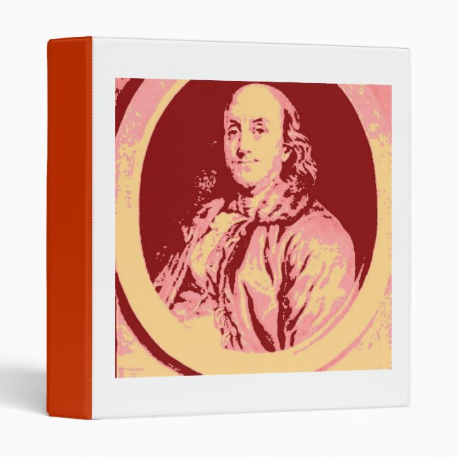 Benjamin Franklin 3 Ring Binder (Front/Spine)