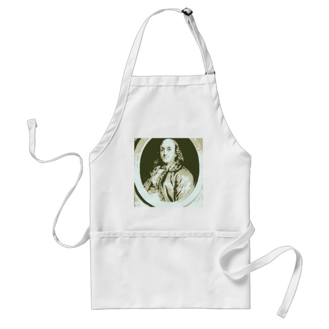 Benjamin Franklin Adult Apron (Front)