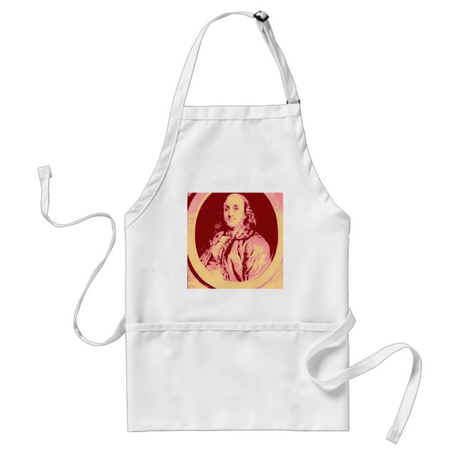 Benjamin Franklin Adult Apron (Front)