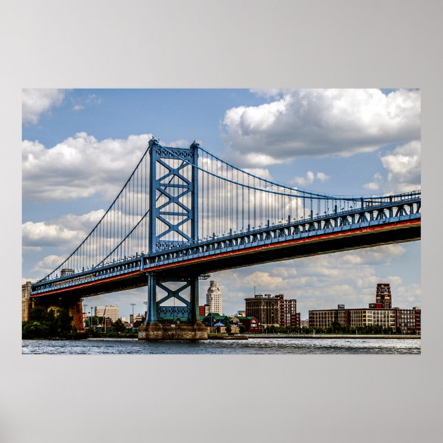 Benjamin Franklin Bridge, Philadelphia, PA Poster (Front)