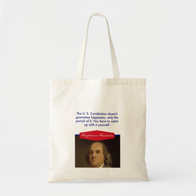 Benjamin Franklin Budget Tote (Front)