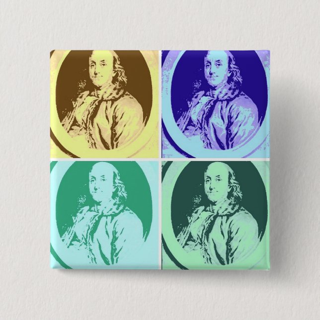 Benjamin Franklin Button (Front)