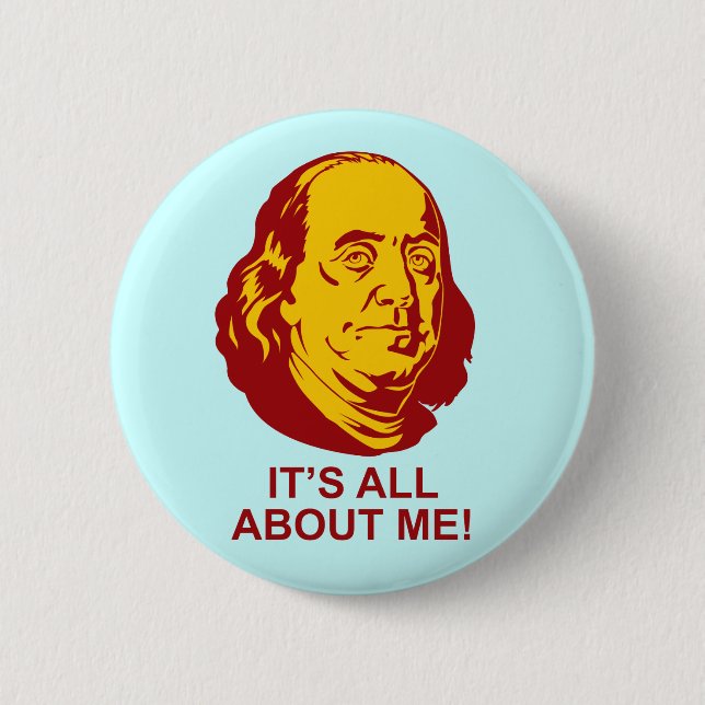 Benjamin Franklin Button (Front)