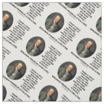 Benjamin Franklin Fond Of Reading Money Quote Fabric
