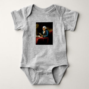 Benjamin Franklin, Founder Inventor Scientist  Baby Bodysuit