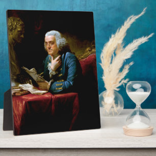 Benjamin Franklin, Founder Inventor Scientist  Plaque