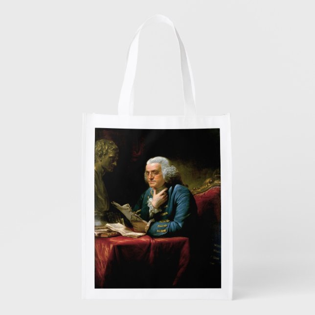 Benjamin Franklin  Grocery Bag (Front)