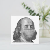 Benjamin Franklin in mask (Standing Front)