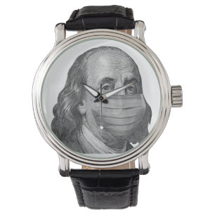 Benjamin Franklin in mask Watch
