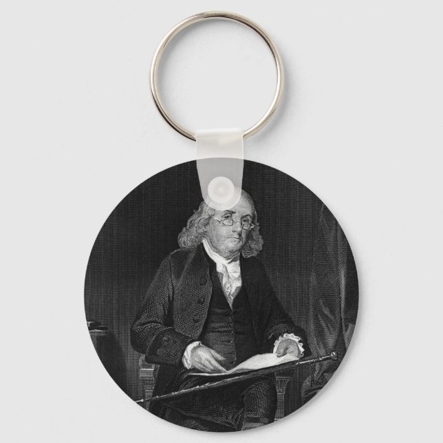 Benjamin Franklin Keychain (Front)