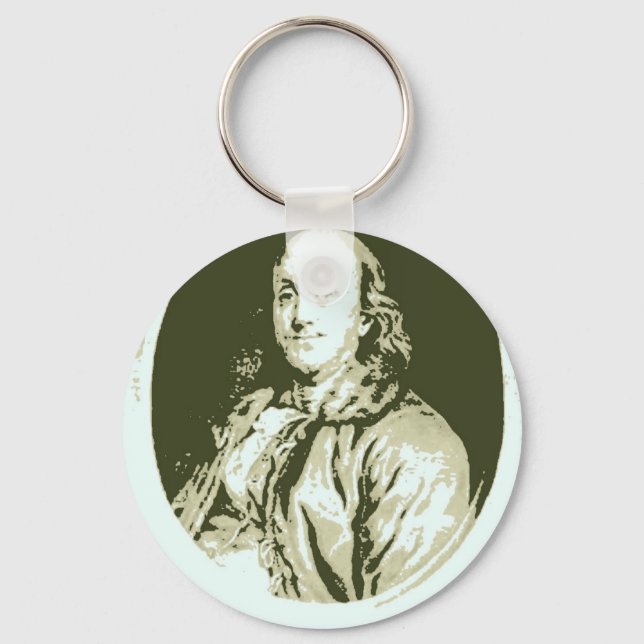 Benjamin Franklin Keychain (Front)
