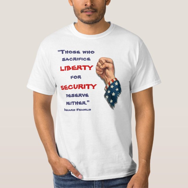 Benjamin Franklin Liberty Shirt (Front)