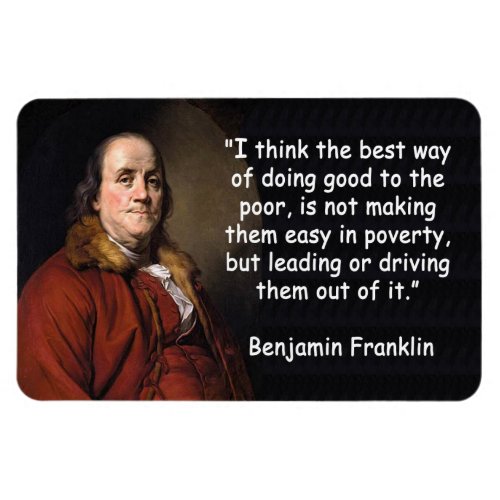 Benjamin Franklin on Poverty Magnet