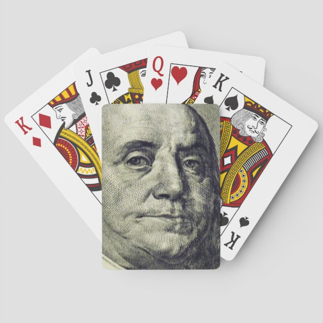 Benjamin Franklin Poker Cards (Back)