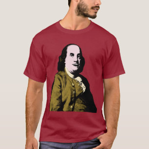 Benjamin Franklin Pop Art Style T-Shirt
