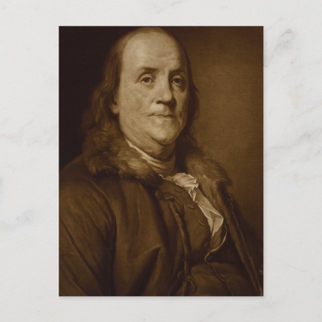 Benjamin Franklin Postcard (Front)