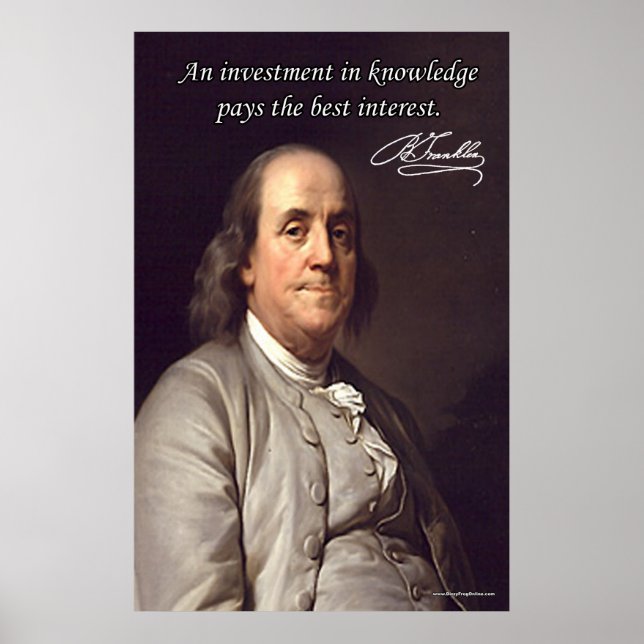 Benjamin Franklin Poster (Front)