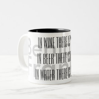 Benjamin Franklin Quote TTM Two-Tone Coffee Mug