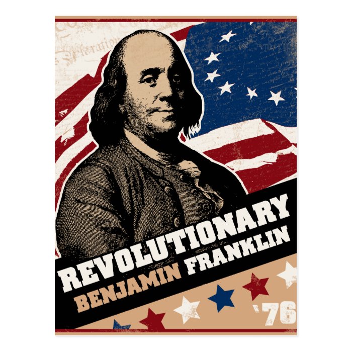 Benjamin Franklin Revolutionary Postcards