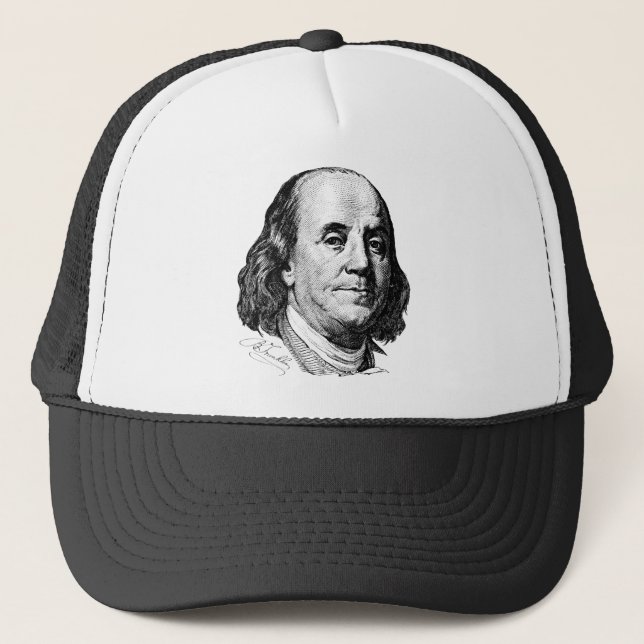 Benjamin Franklin Trucker Hat (Front)