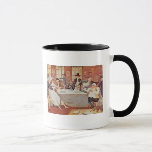 Benjamin Franklins experiments with electricity Mug