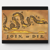 Join or Die Franklin Rattlesnake Political Cartoon Belt