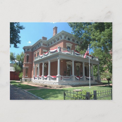 Benjamin Harrisons home Postcard