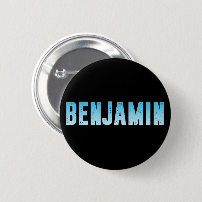 Benjamin name button (Front & Back)