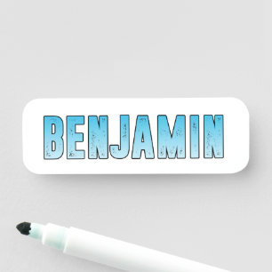 Benjamin name name tag