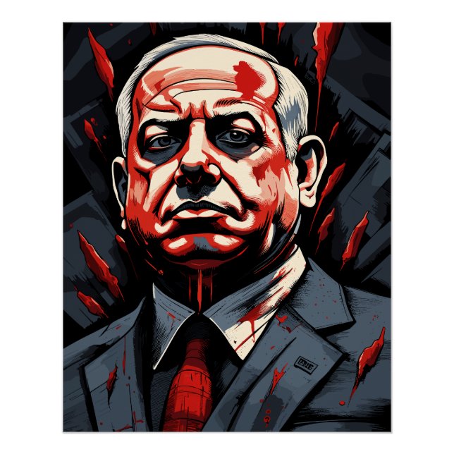 Benjamin Netanyahu Poster (Front)