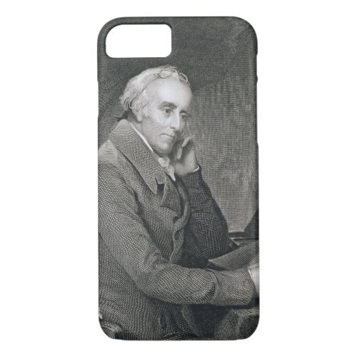 Benjamin Rush engraved by Richard W Dodson 1812 iPhone 87 Case