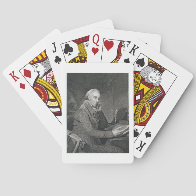 Benjamin Rush, engraved by Richard W. Dodson (1812 Poker Cards (Back)