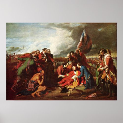 Benjamin West Death Of General Wolfe Poster