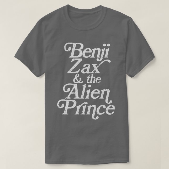 Benji Zax and the  Prince T-Shirt (Design Front)