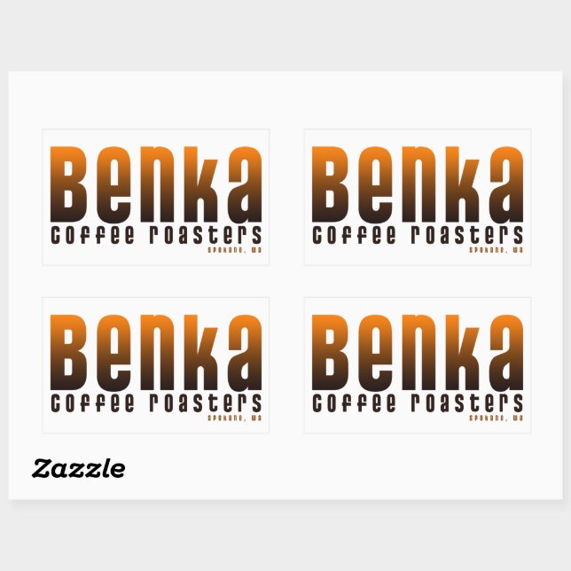 Benka Coffee Roasters Sticker 5x3 (Sheet)