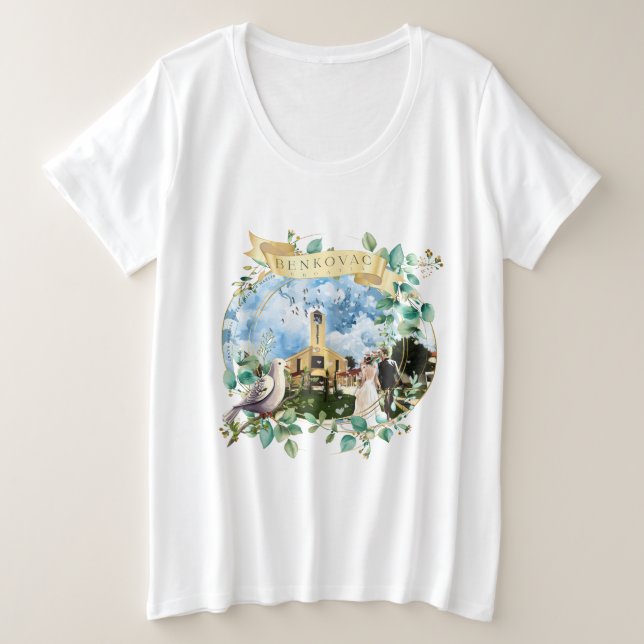 Benkovac Plus Size T-Shirt (Design Front)