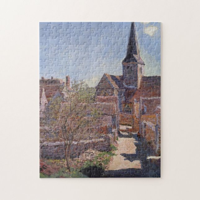 Bennecourt Monet Fine Art Jigsaw Puzzle (Vertical)