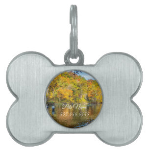 Bennett Spring Autumn Fishing Pet Tag