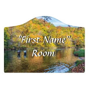 Bennett Spring Autumn Fishing Room Sign