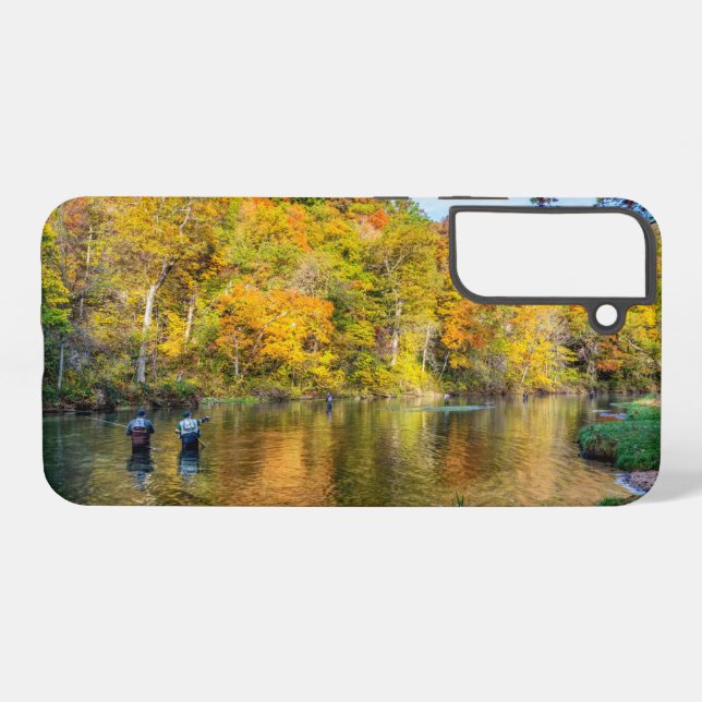Bennett Spring Autumn Fishing Samsung Galaxy Case (Back Horizontal)