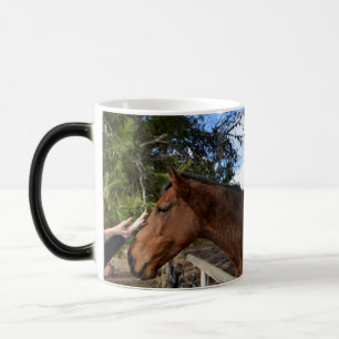 Bennie The Big Brown Horse, Color Morph Mug
