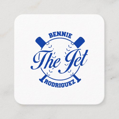 Bennie  The Jet  Rodriguez Square Business Card