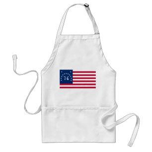Bennington's Banner: The 76 American Battle Flag Adult Apron