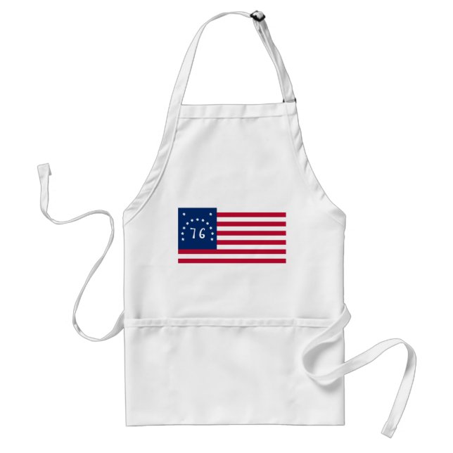 Bennington's Banner: The 76 American Battle Flag Adult Apron (Front)